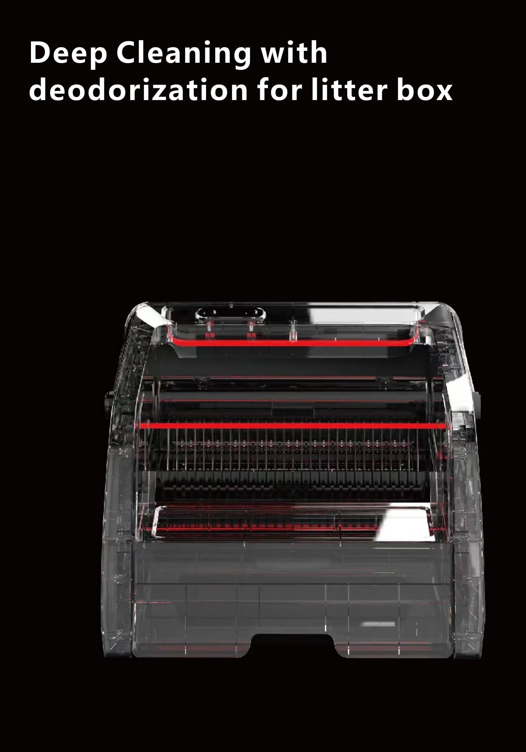 Automatic Smart Cat Litter Box Electric Self Cleaning Semi Closed Pet Kitty Potty Toilet Litter Tray App Control Cat Litter Box