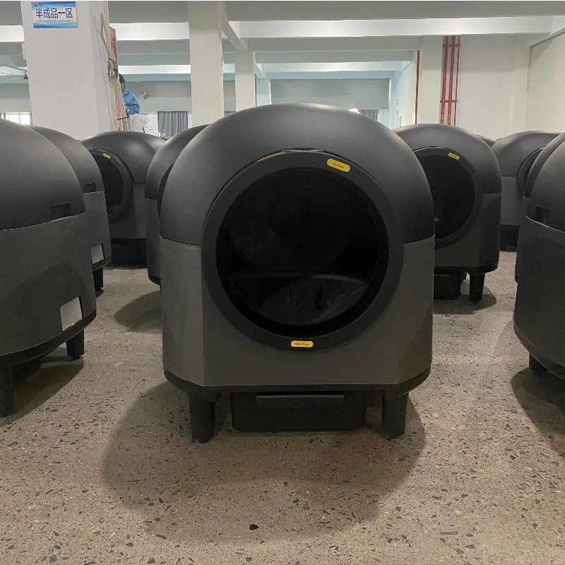 Automatic Cat Litter Box, 80L Self-Cleaning Cat Toilet With Tuya APP Control, Smart Odor Control Pet Products Safe For Cats